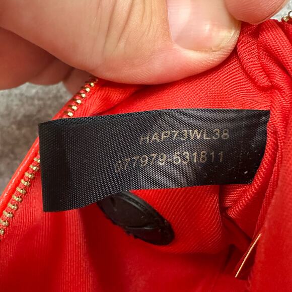 Safe Keeper Coral Red Wristlet Wallet Purse - Picture 7 of 8